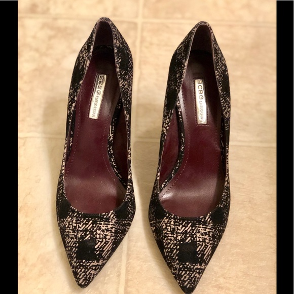 Bcbg Black & tan suede pumps - Picture 1 of 6